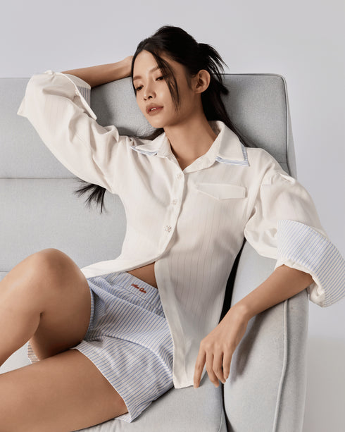 Laid Back Shorts Set - Vanilla