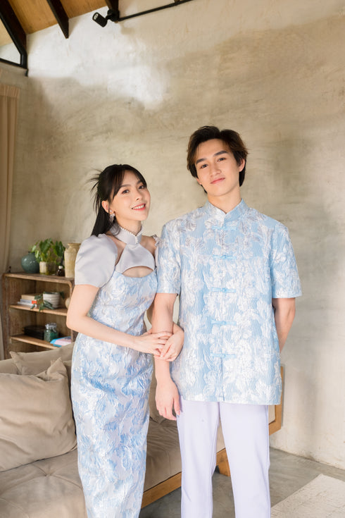 Mandarin Elegance Signature Brocade - Men