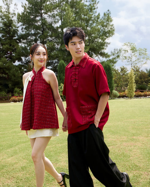 Ruby Reverie Tweed Set