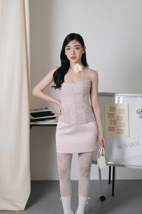 Chic Mode Corset - Blush