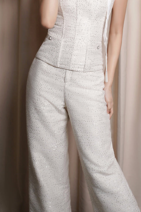 Chic Mode Tweed Pants